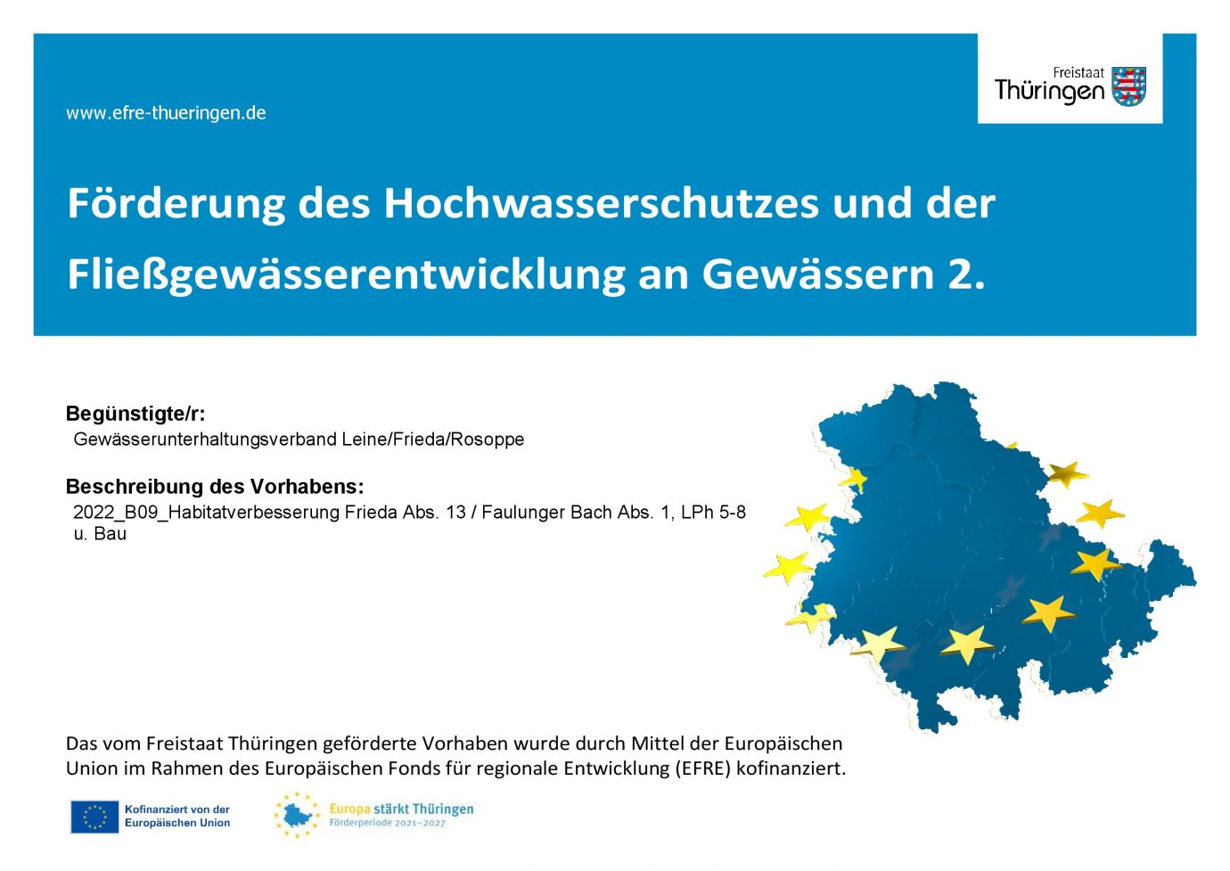 Bildtitel: Habitatverbesserung Frieda Abs. 13 / Faul. Bach Abs. 1 LPh 5 bis 8 + Bau