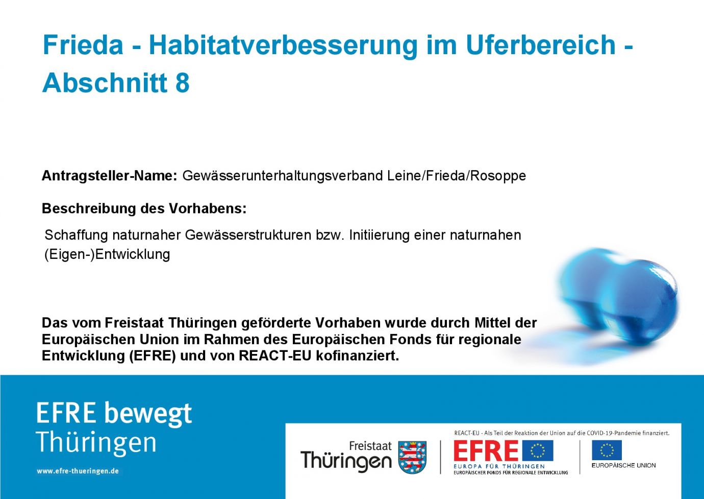 Bildtitel: Frieda - Habitatverbesserung im Uferbereich