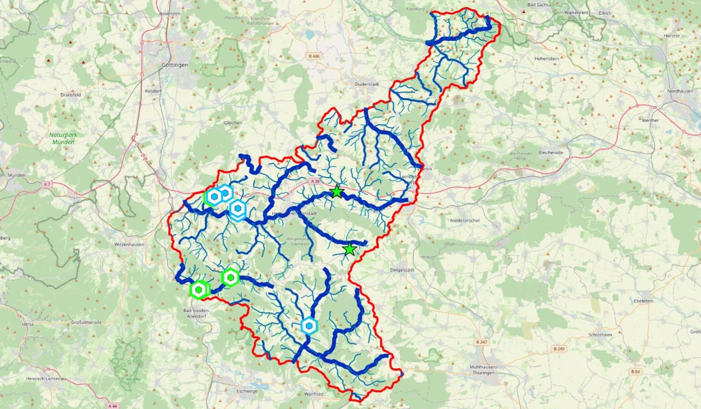 Bildtitel: Karte Fördermaßnahmen