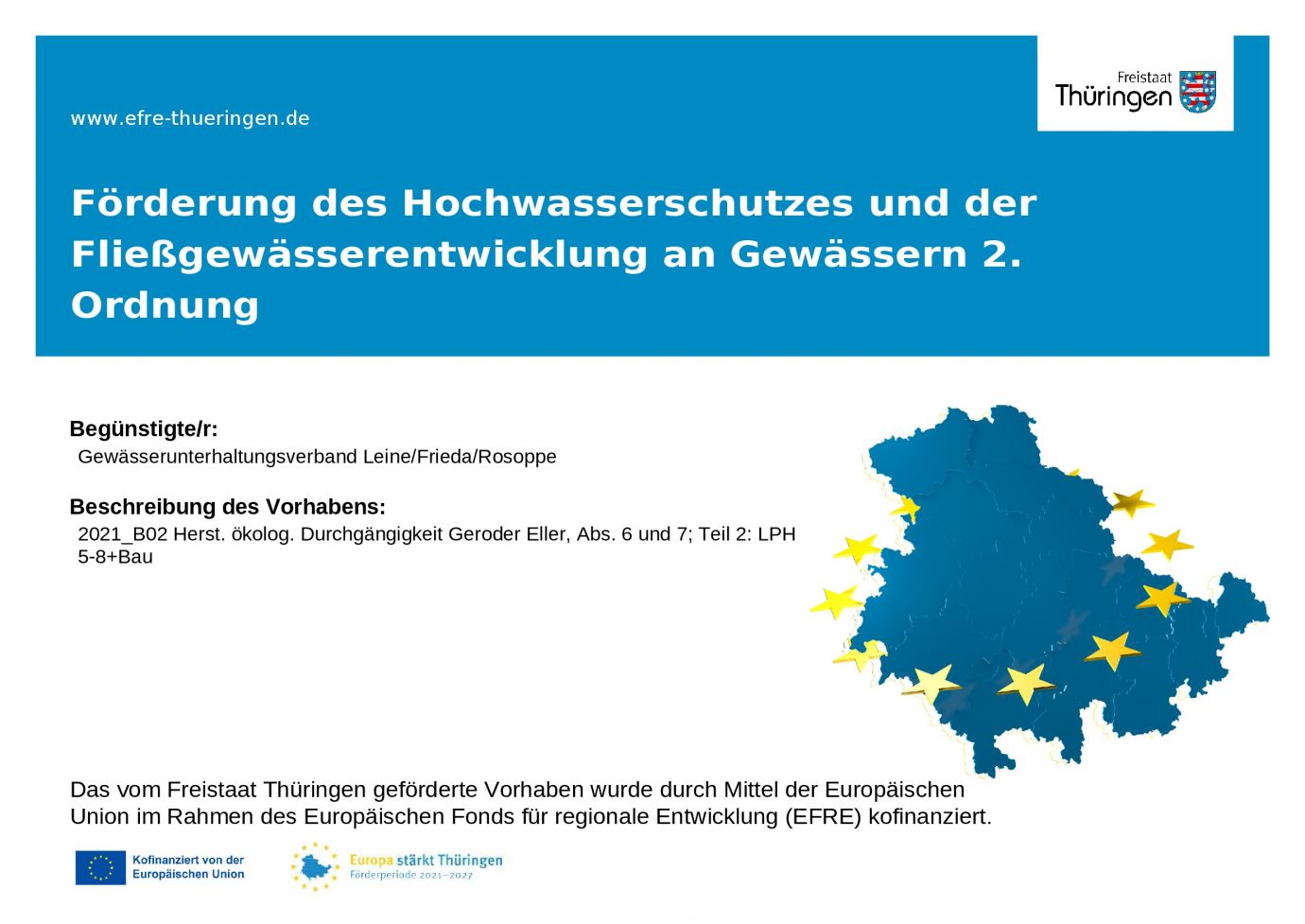 Bildtitel: Herstellung der ökolog. Durchgängigkeit Geröder Eller LPh 5-8 und Bau