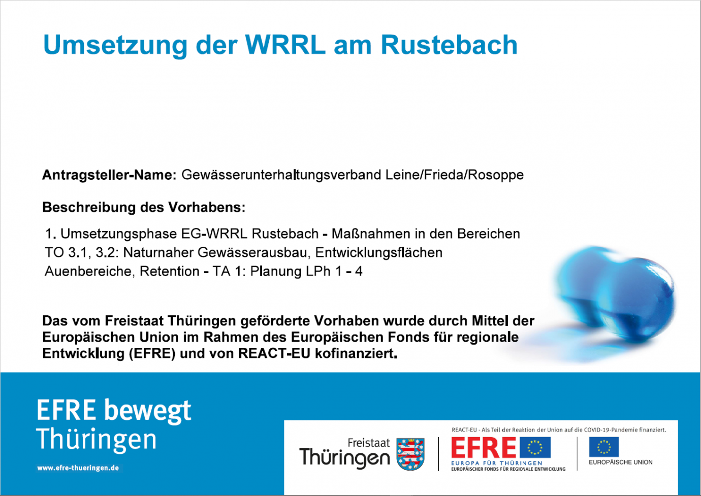 Bildtitel: Umsetzung der WRLL am Rustebach